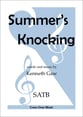Summer's Knocking SATB choral sheet music cover